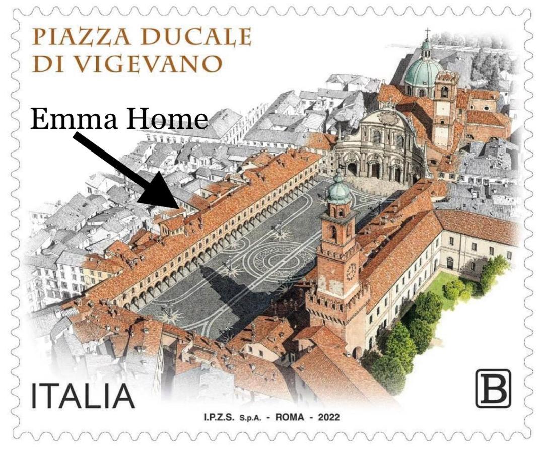 Emma Home Adiacente Alla Piazza Ducale Виджевано Экстерьер фото
